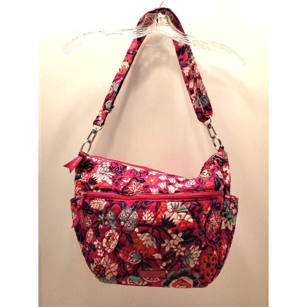 VERA BRADLEY GO AHEAD CONVERTIBLE CROSSBODY BAG "BLOOM BERRY"